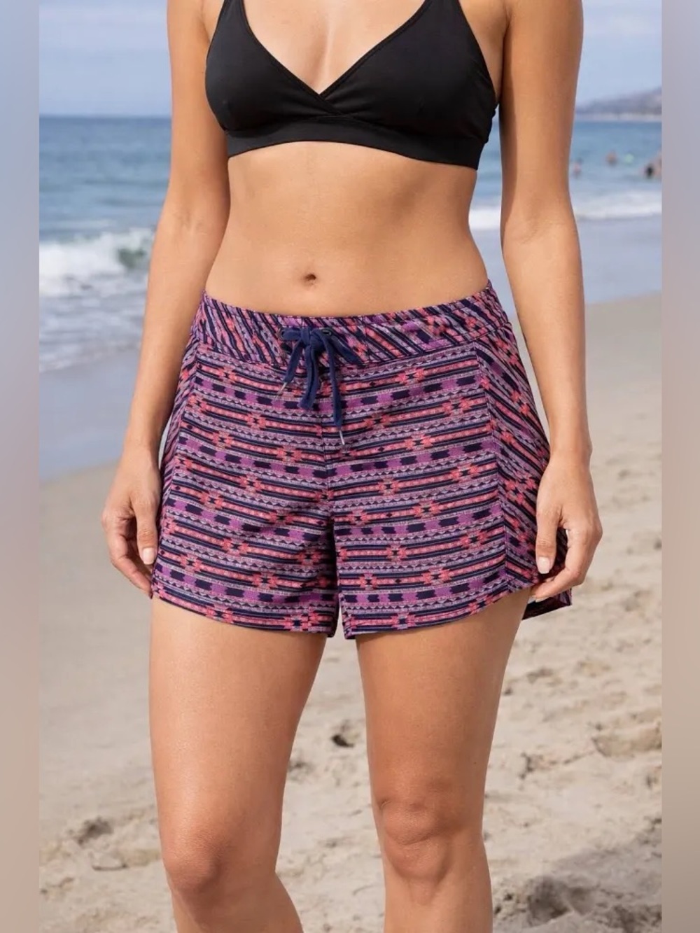 NWT Billabong Aztec Tie-Waist Micro Boardshorts